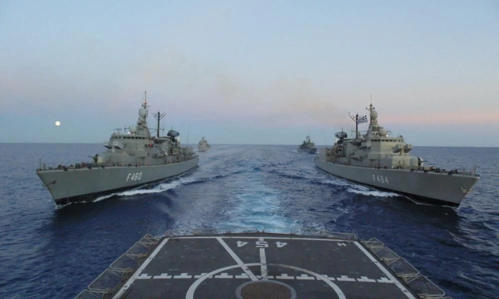 Οι φρεγάτες «Σπέτσαι» και «Κανάρης» στο Λύκιο Πέλαγος